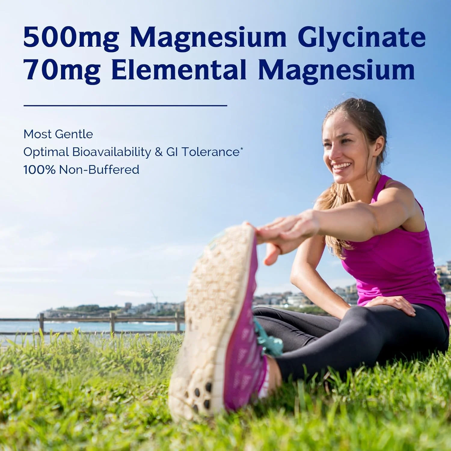 OEM Label Magnesium Capsules Boosts Brain Health Sleep Muscle Recovery Magnesium Glycinate Capsules