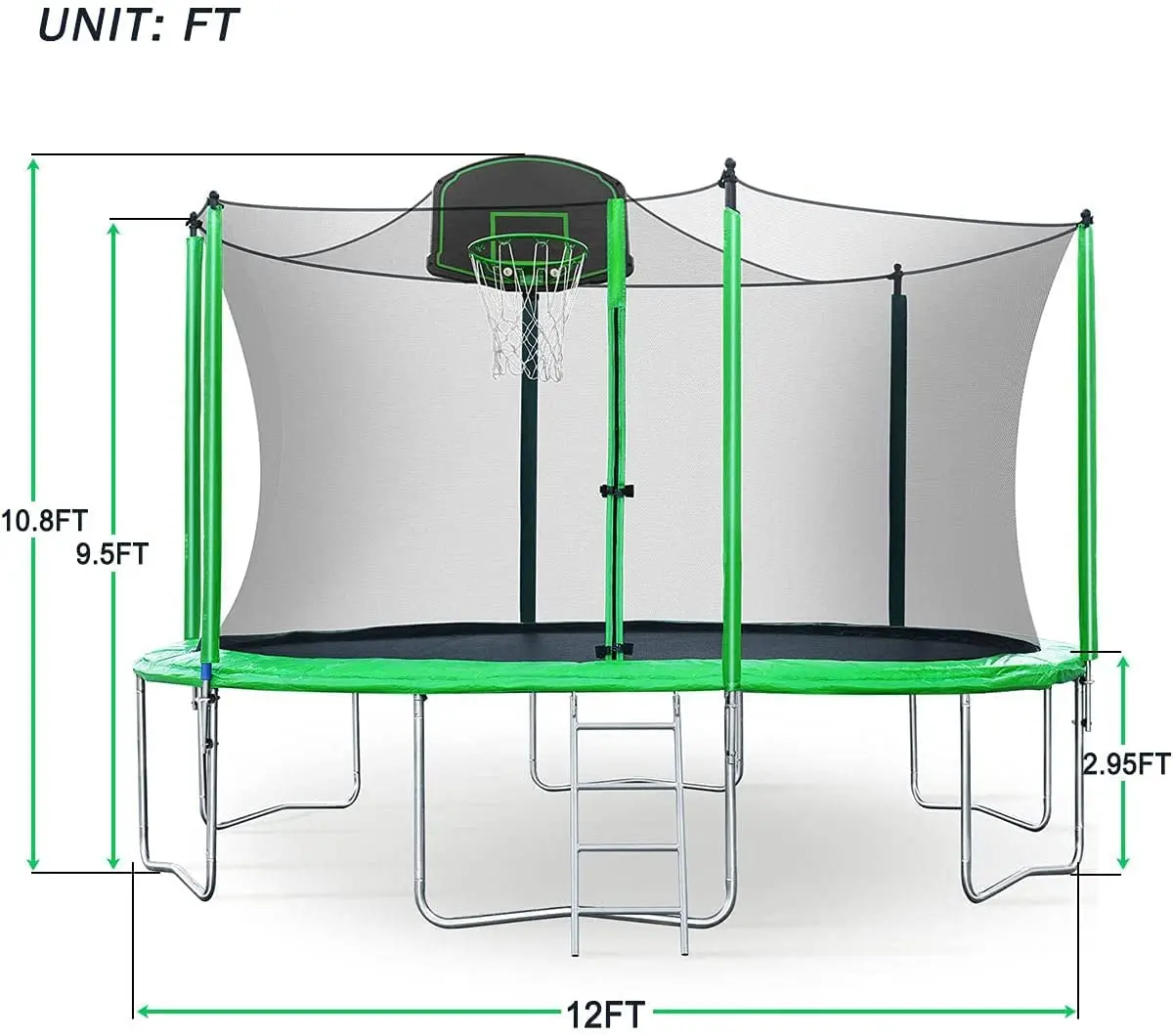 New Design Outdoor largeTrampoline For Sale