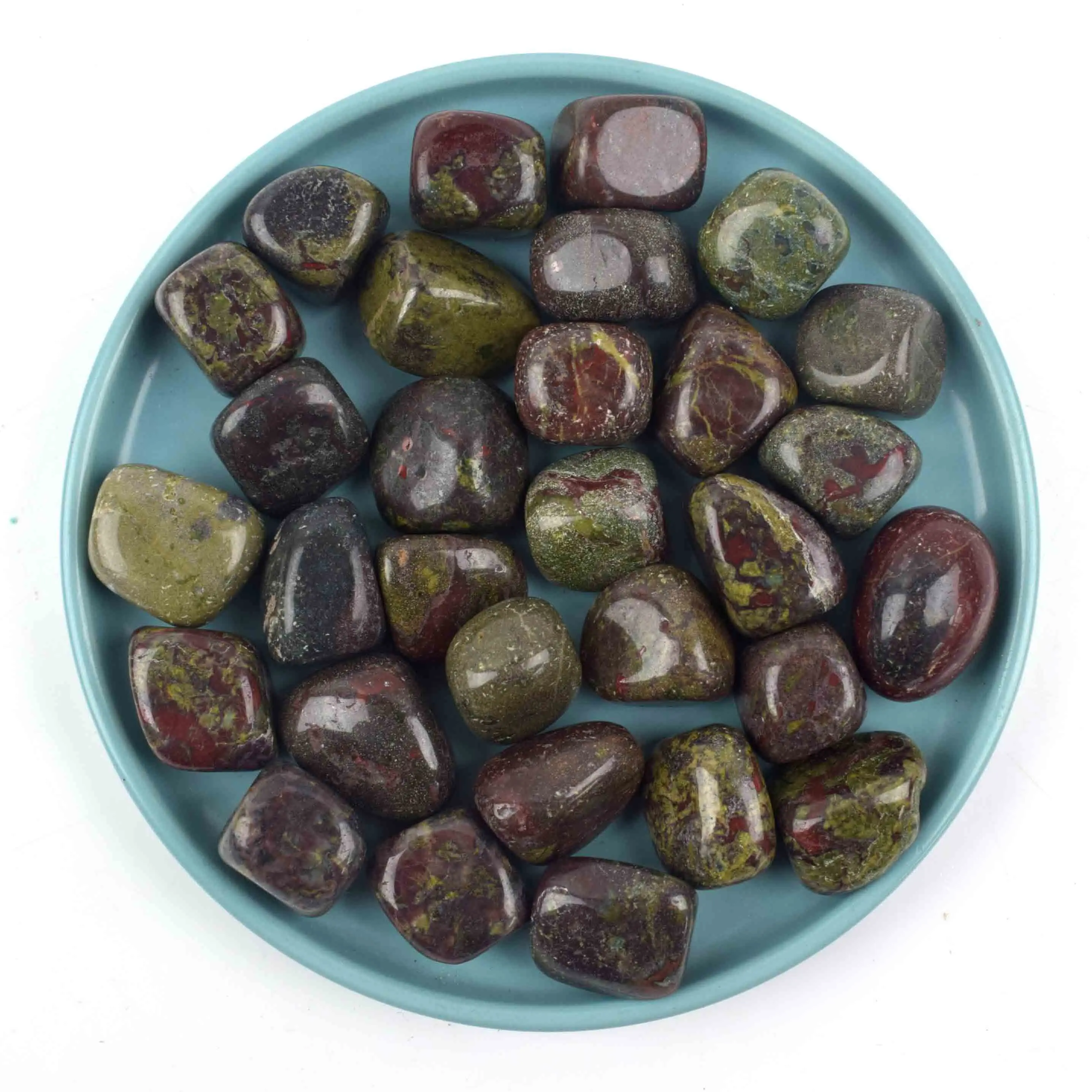 Wholesale Nature Crystals Polished Stones Dragon Blood stone Tumbled Stone For Sale