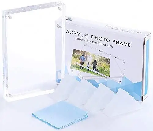 Spring Sign magnetic acrylic photo frame acrylic block photo frame