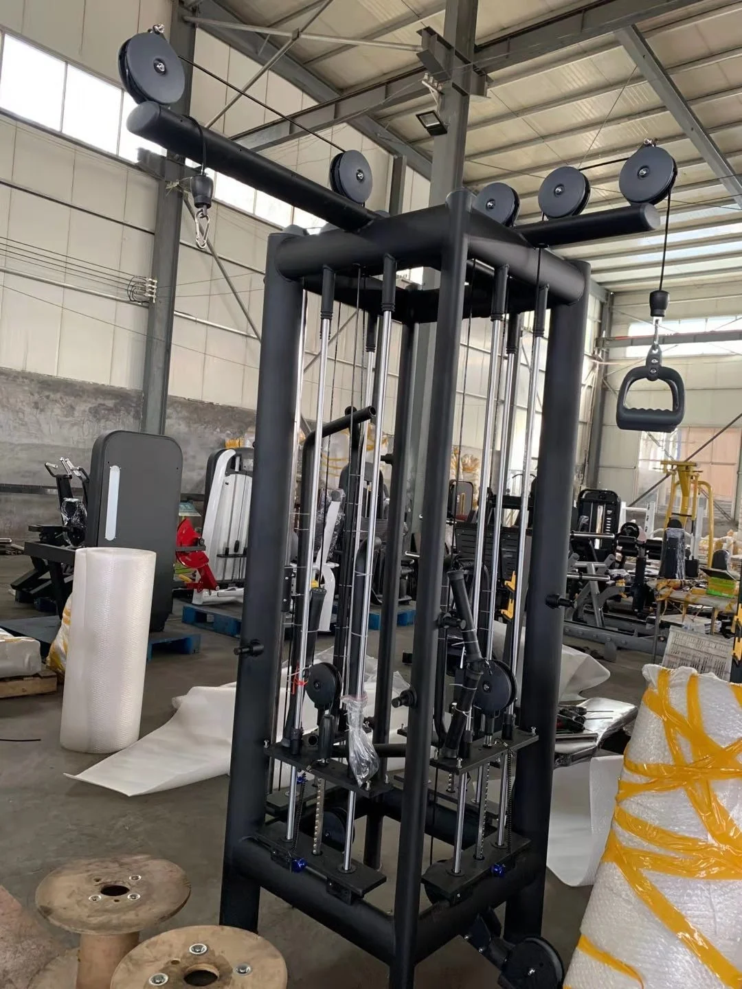2020 multi gym equipment fitness&body building machine pin loaded weight stack Cable Jungle 4 Station