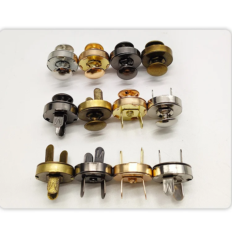 Hot sale bag accessories14MM 18MM metal buckle Magnet snap buttons magnetic buttons for clothing