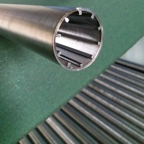 Stainless steel 100 micron Automatic Back Wash Filter Tubes For Water Treatment Self Cleaning Filter Tube Sintered Mesh Filter