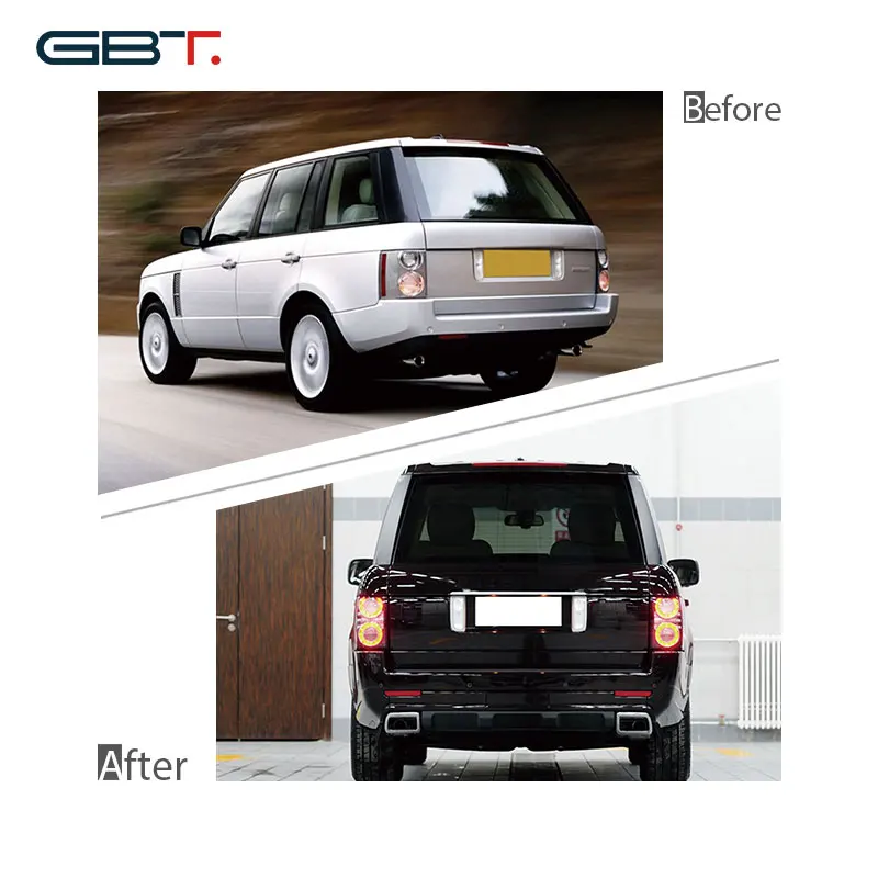 Car Parts And Accessories Bumper Headlight Rear Light For 2005-2012 GBT Land Rovers Bodykit Range Rover Vogue Model