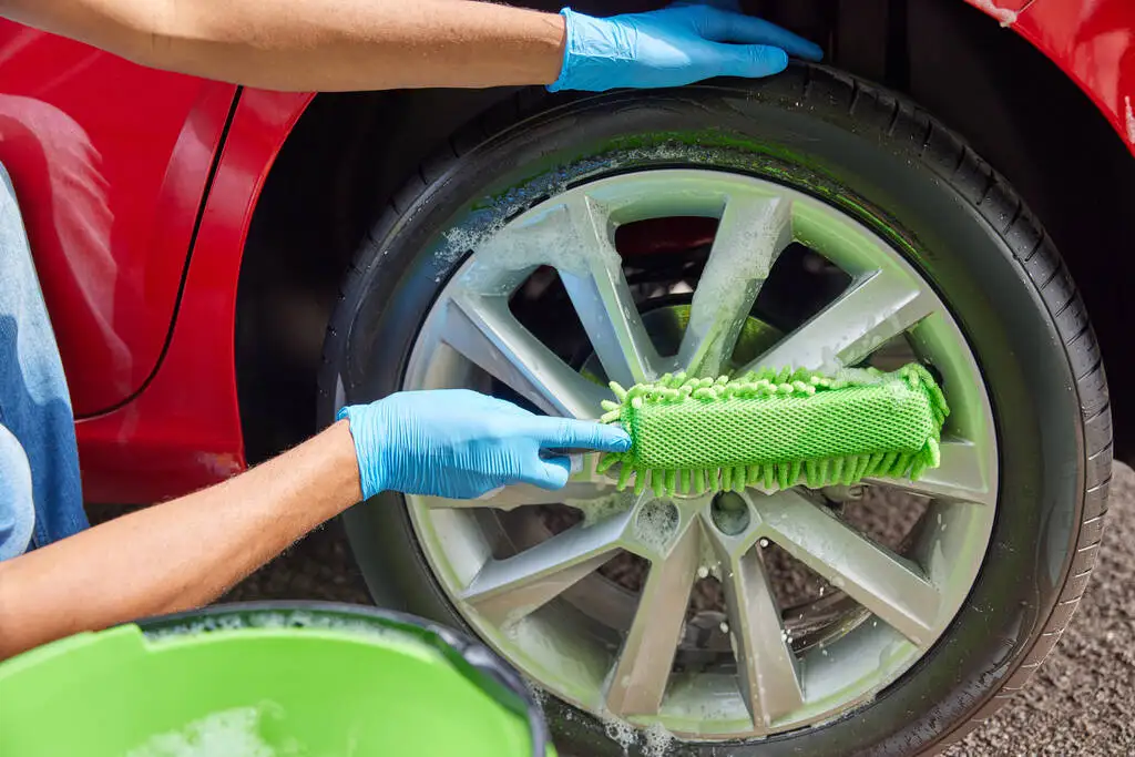 Wholesale Microfiber Soft Car Wheels Detail Wheel Washing Detailing Brush