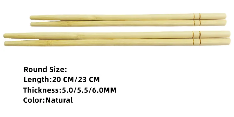 Wholesale China Manufacturer Custom Logo Disposable Bamboo Chopsticks