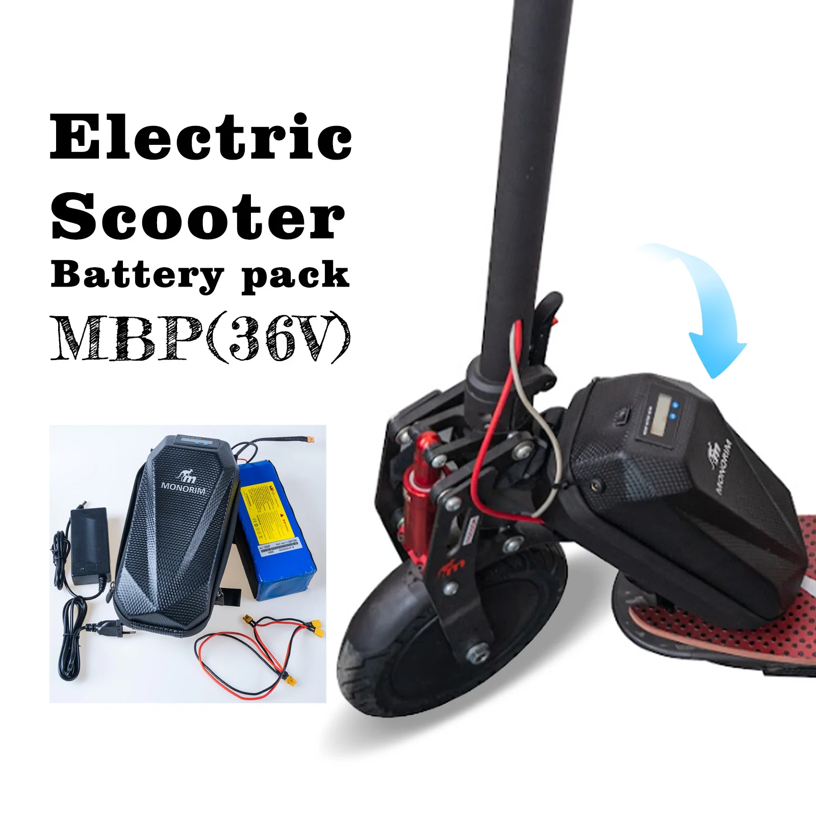 Monorim MBP external battery bag xiaomi/segway/escooters or ebike