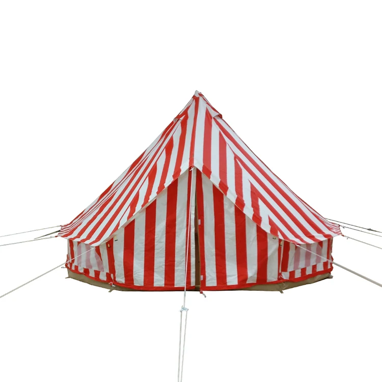 Factory Price Family Bell Tent Mongolia Yurt Up To 10 Person High Quality Waterproof Canvas Tent