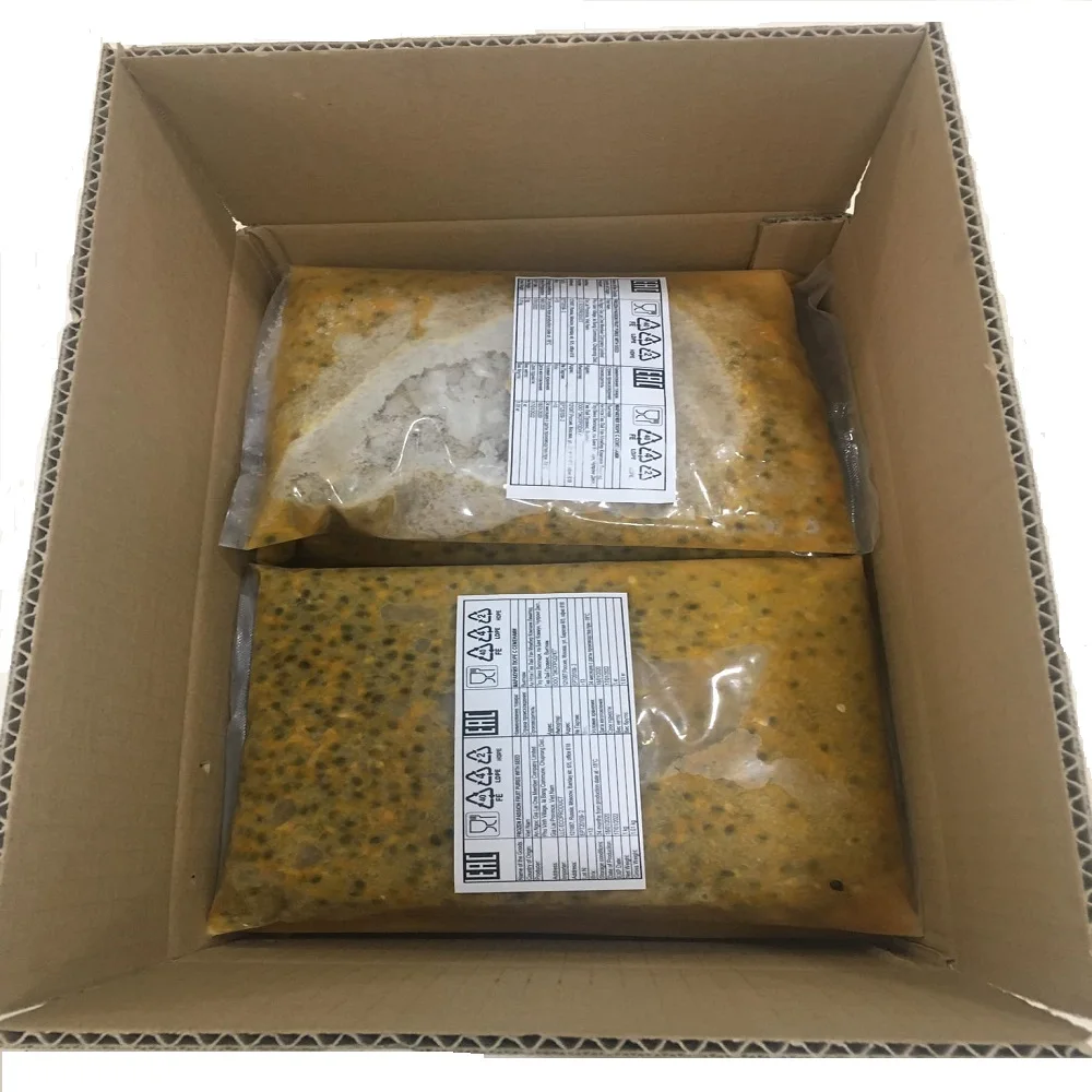Organic Products Frozen Passion Fruit Fresh Taste IQF Frozen Mix OEM Sweet Bulk Style Packing Packaging