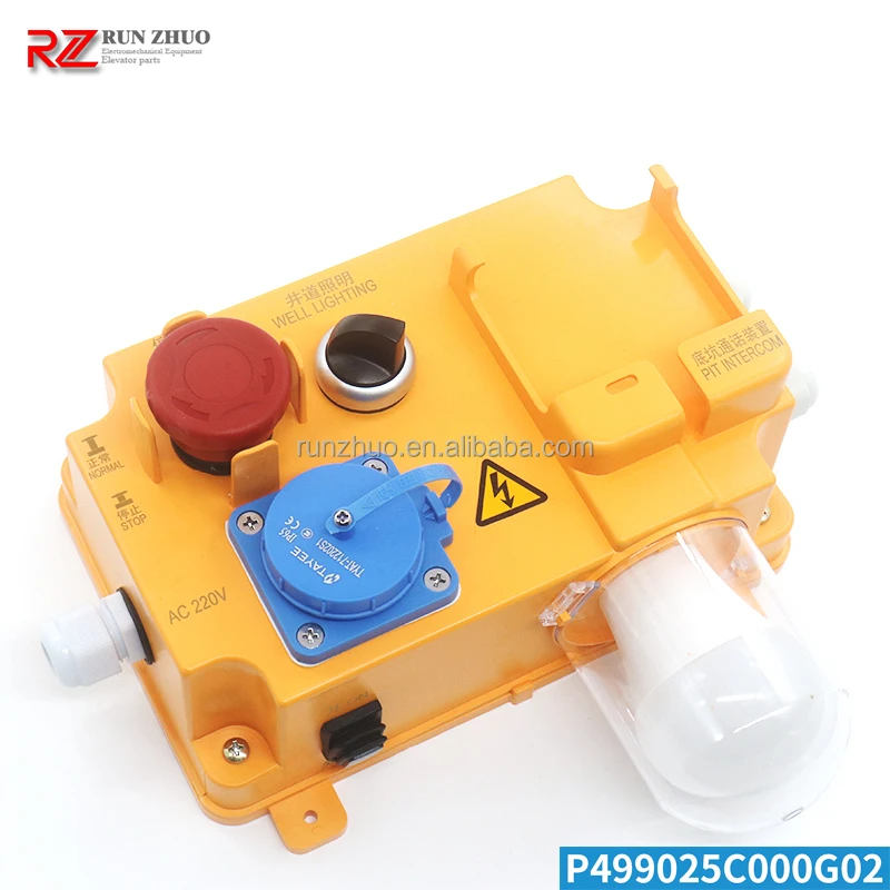 Mitsubi*** Elevator Emergency Stop Button Switch Box P499025C000G02 G04 G21 G33 Pit Inspection Box
