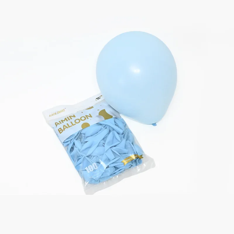 12 Inch 2.8g 100 pcs Macaron Color Balloon Wholesale Wedding Decoration Birthday Party Balloon Advertising Printing Balloon