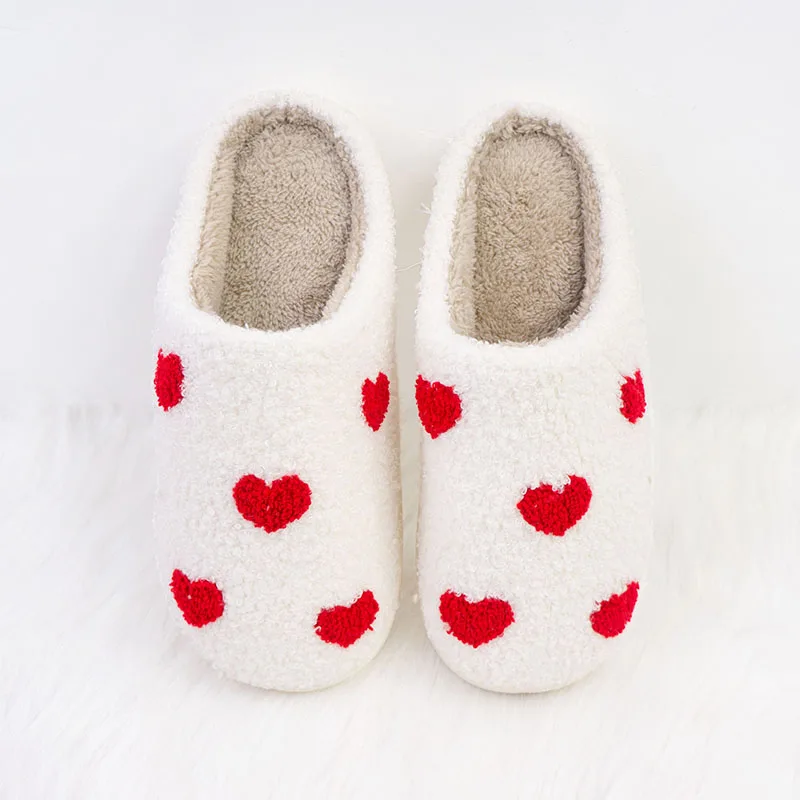 Wholesale Cute Falala slippers Custom Face Slipper Pattern Slides Ladies Winter Indoor Flat Warm Happy Face Slippers