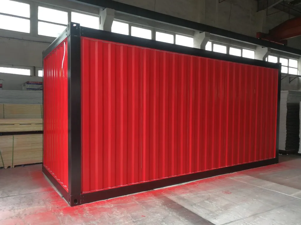 Supplier House Container Office Cost-saving Temporary Use 20ft Containers Gold Used for Glass Allstar Foldable Shop Modern China