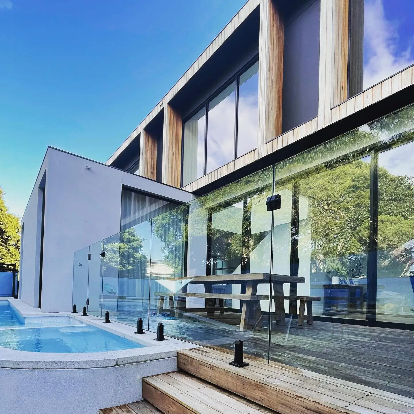 hot sell railing for stairs stainless steel spigot square base plate duplex2205 glass spigot fence railing clamp