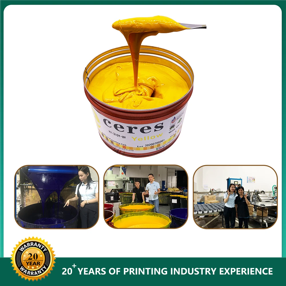 Ceres UV LED  offset ink for Sheet-fed printing