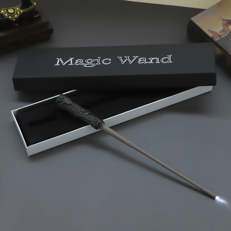 Hot Sale LED Magic Wand Kids Mystery Wizard Sticks Harry Cosplay Includes Boxes Halloween Christmas New Year Decorations