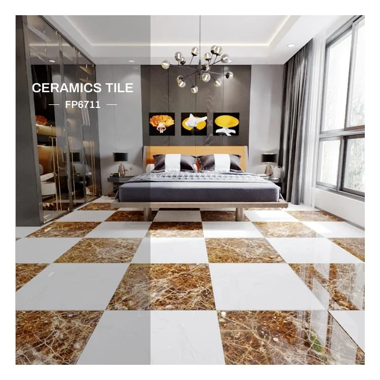
High gloss 600x600mm porcelain glazed ceramic tiles brazil bathroom smooth stone marbles full polished tile floor 