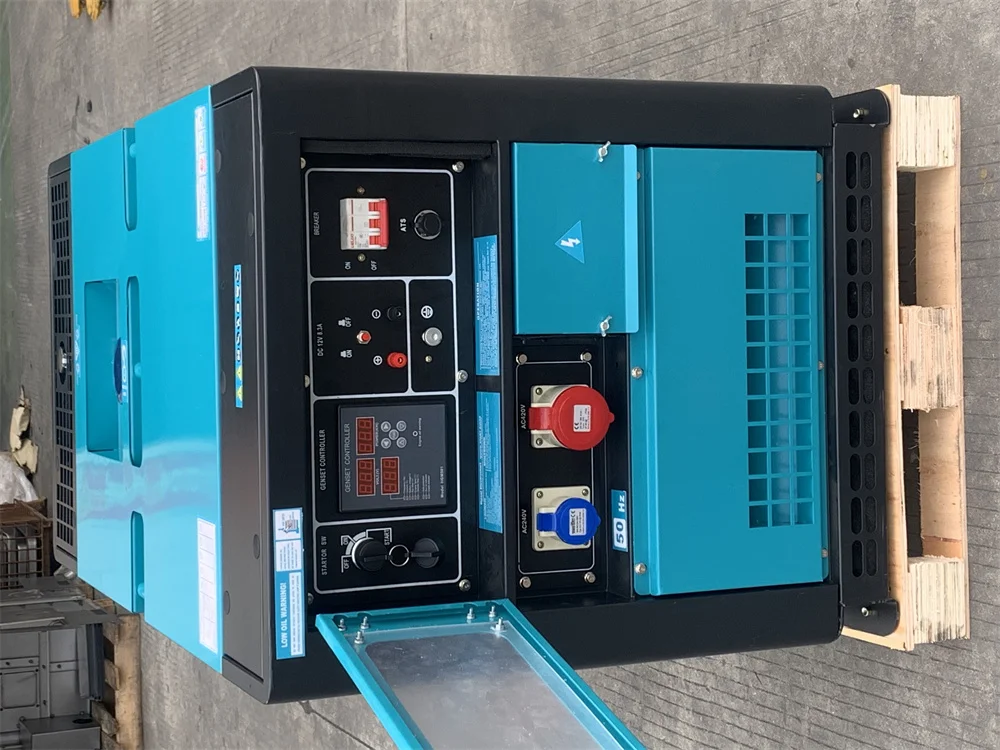 Top 10KW 12KW 10KVA 15KVA 16KW 20KVA Silent 3 Phase AC DC Home Standby Power Engine Generator Set Cheap Diesel Inverter 10-17KW