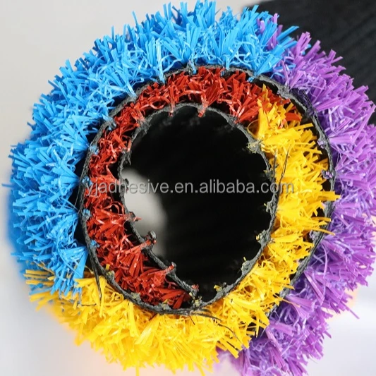 Factory Directly High Quality Artificial Turf Grass Tiles Price for Football Lawn Garden and Sports Flooring Yellow Green Red