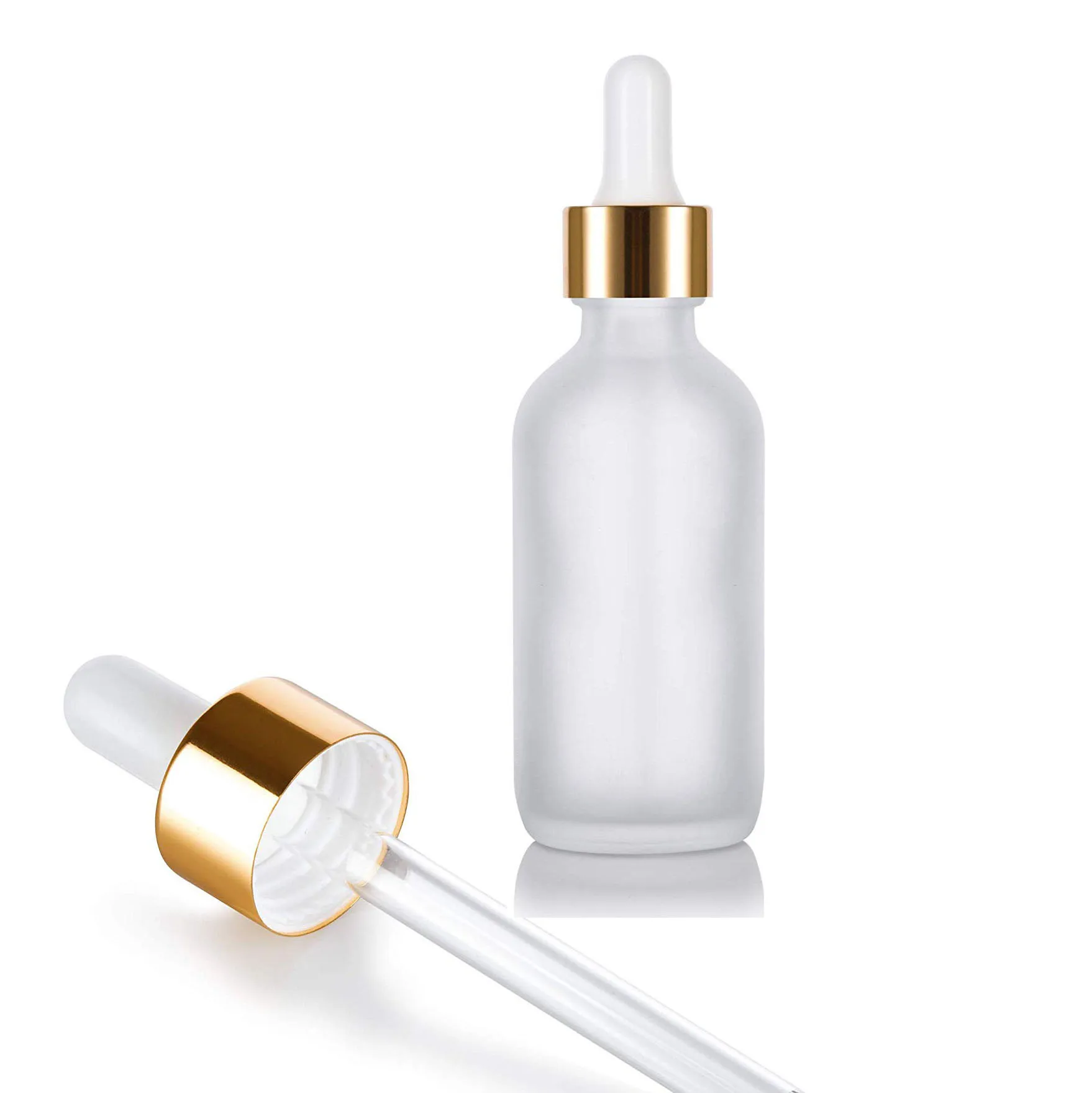 10ml 30ml Frosting Amber Glass Dropper Customized Essential Oil Dropper Bottle Cosmetic Packaging