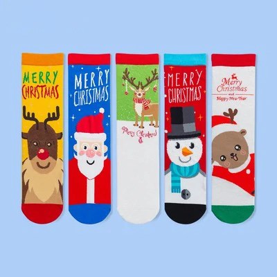 CT Wholesale Cute Pattern Winter Christmas Socks Women /Christmas Fleece Socks/Christmas Socks