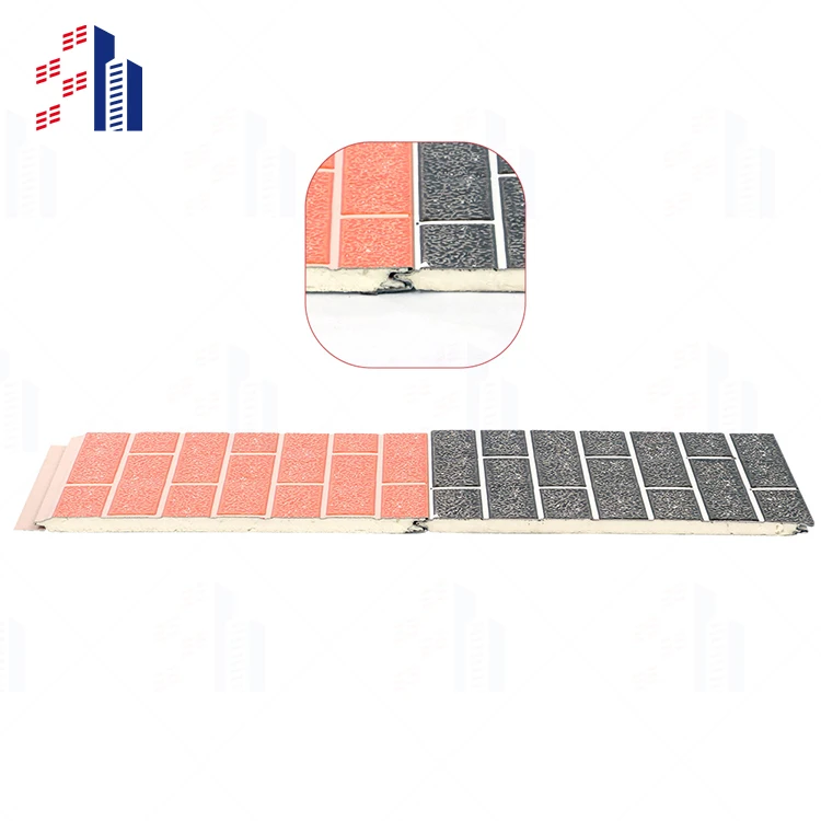 SH Quick Installation Waterproof Polyurethane Foam Panel Sandwich Panel Pu Exterior Insulation Panel