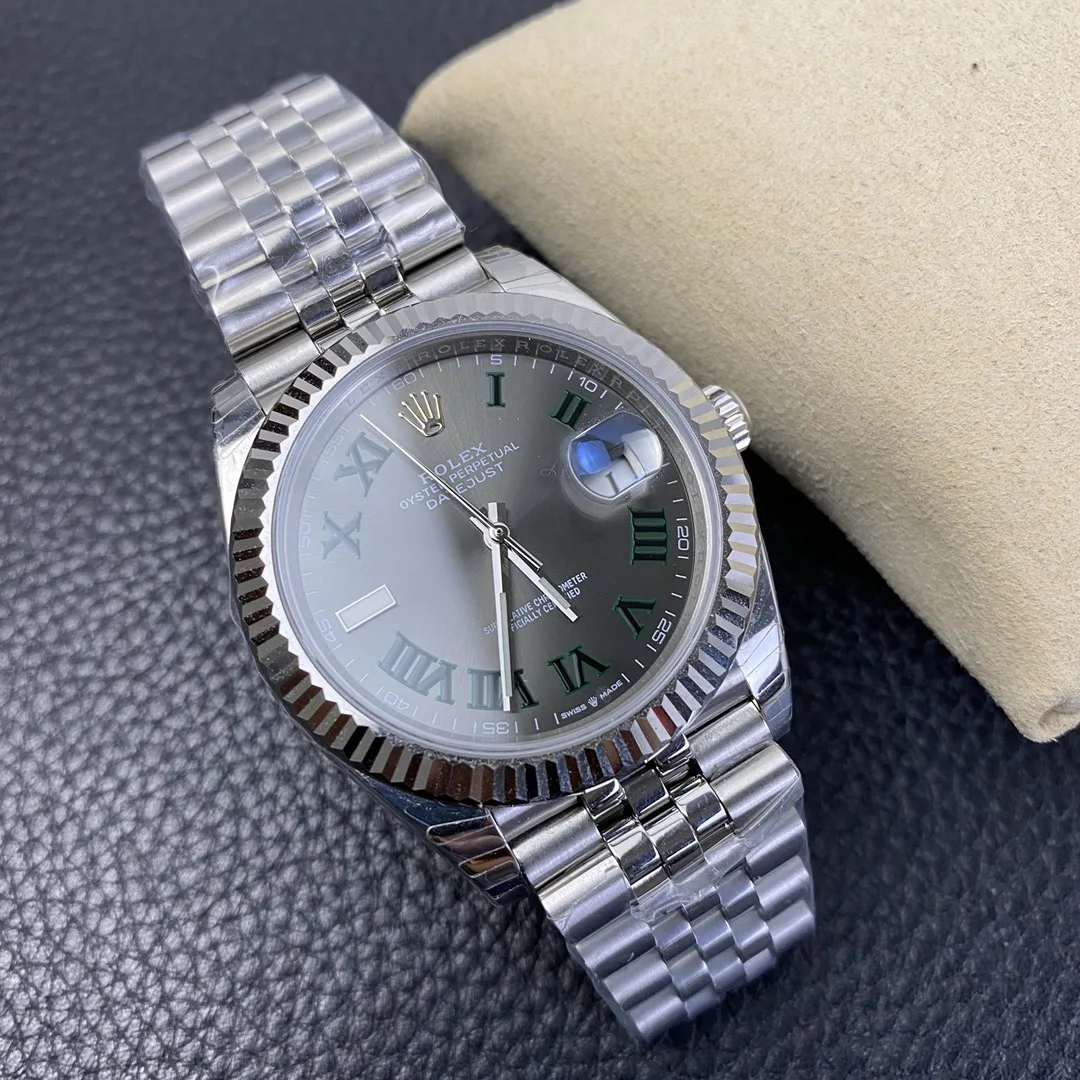 Classic Quality Luxury Rolex Watches 904L Steel Green Basket Log Series Fully Automatic Mechanical Movement 3235 Rolex Watches