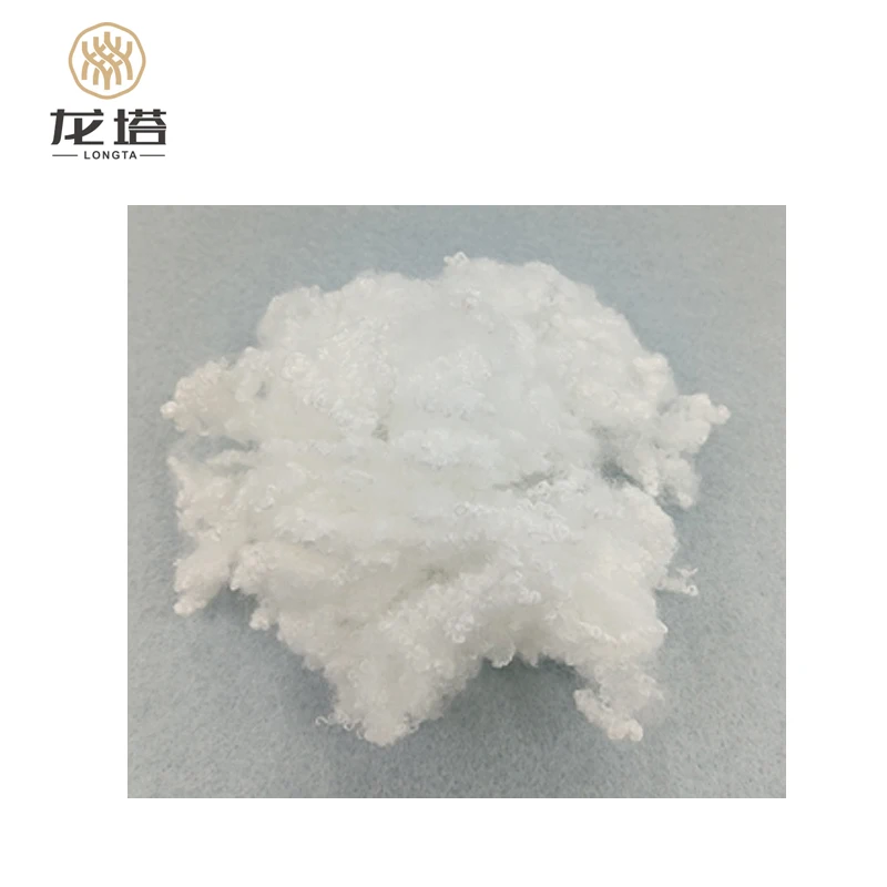 Factory Siliconized Hollow Conjugated Fiber Polyester Filling For Pillows Stuffed Toy Recycled Functional Polyester Staple Fiber