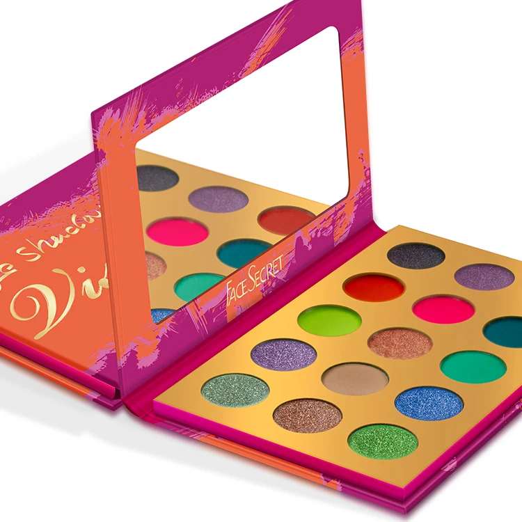 6 types 15 colors customized keyboard eye shadow palette summer powder loose eye-shadow