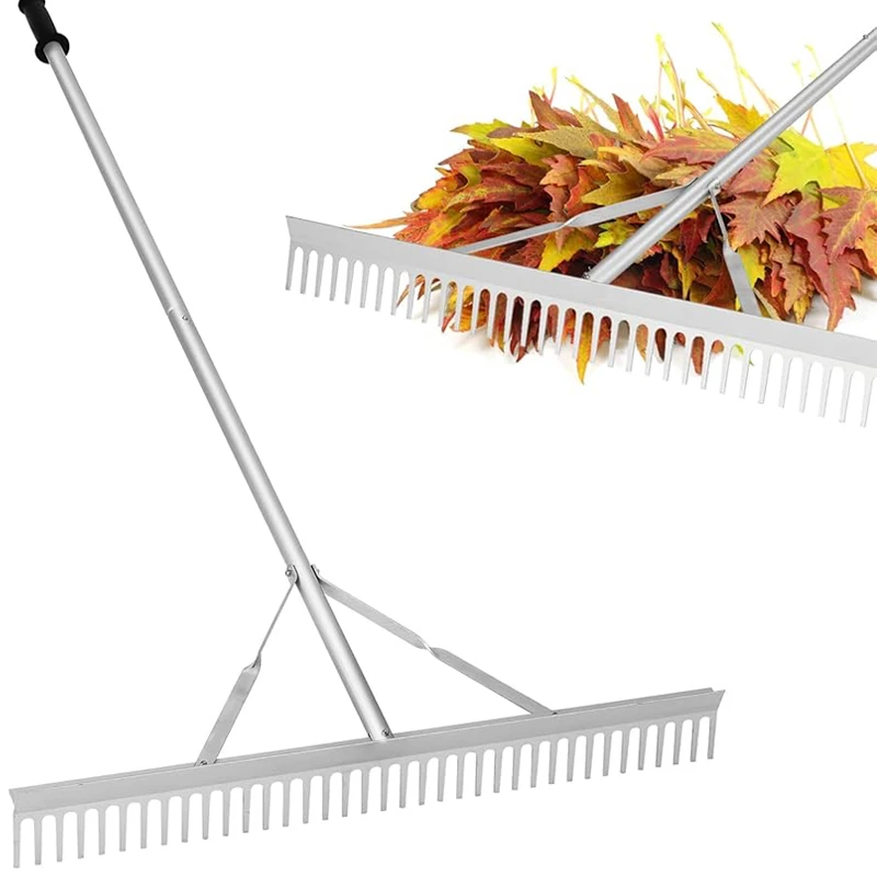 Custom Metal Aluminum Landscape Lawn Shed Row Screening Rake for Beach