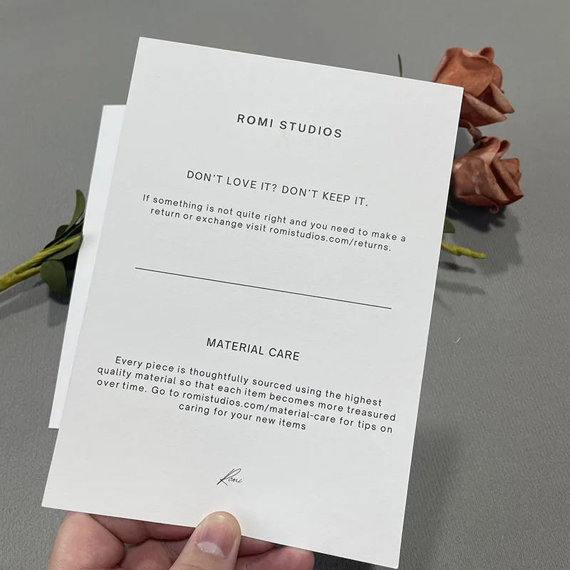 Wholesale Envelopes And Thank You Card Set For Small Business With Customized Printing Your Logo Paper Business Greeting Cards