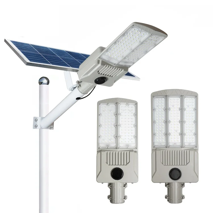Hot Sale Waterproof Ip65 Outdoor Aluminum SMD5730 100w 200w 300w 500w 600w 800w Optical Control Separate Solar Led Street Lamp