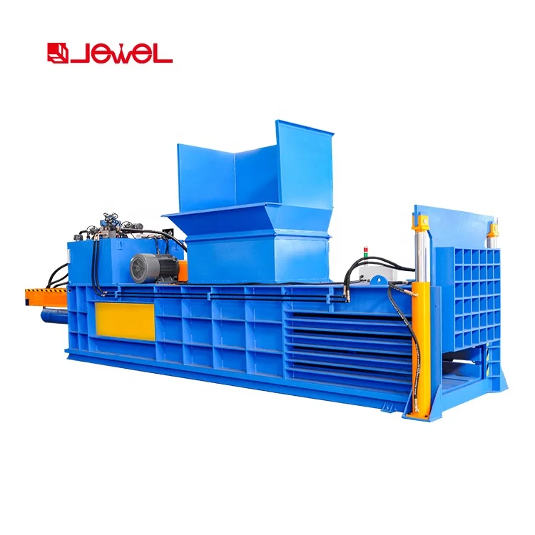 2022 JEWEL Hot sale horizontal cardboard baler/used cotton baler machine/Wiping rags packing machinery