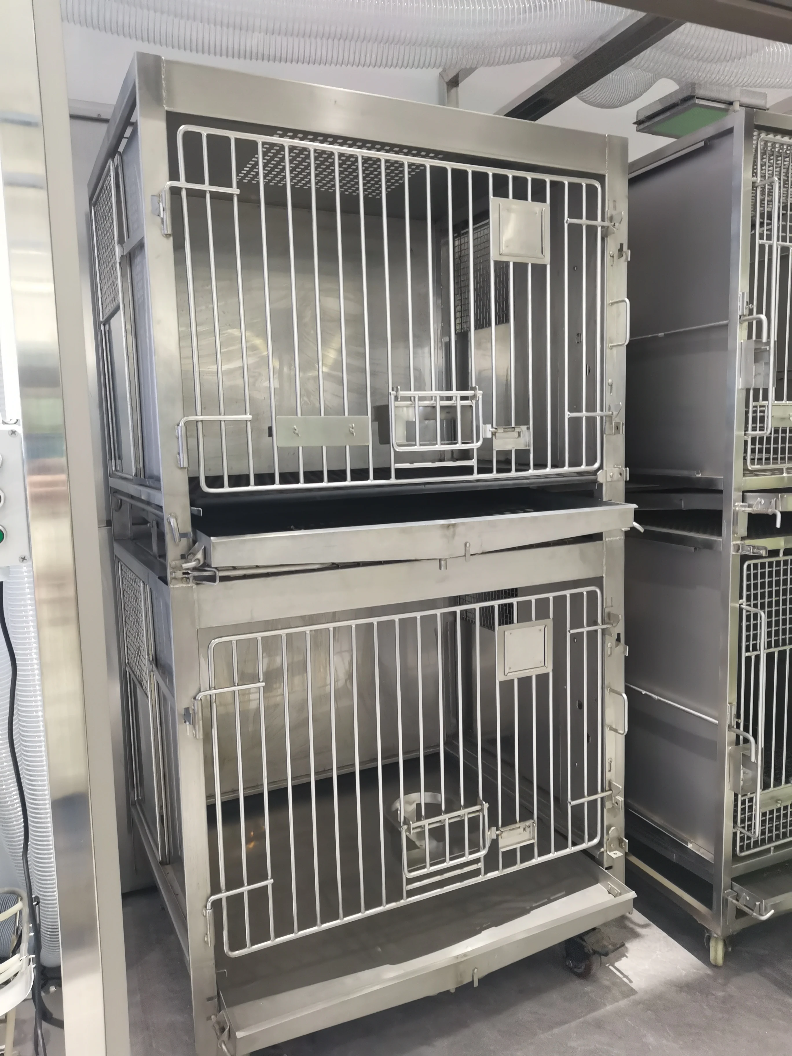 Wholesale Metal Wire Laboratory Rabbit Cages Commercial Stainless Steel Rabbit Breeding Cage for Lab