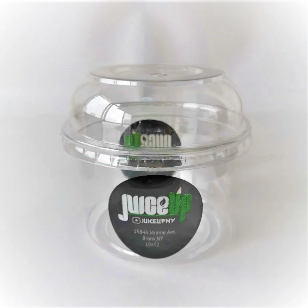 China Factory Plastic  Bowl for Acai with Dome Lid PET Deli Bowl with Customized Printing PET Salad Container with Print and Lid