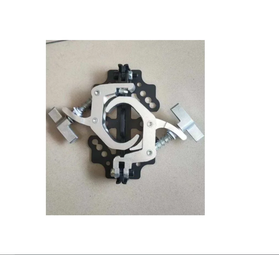 Load 200KG Folding Double Stage Light Hook Clamps For Hanging LED Moving Head Stage Lighting