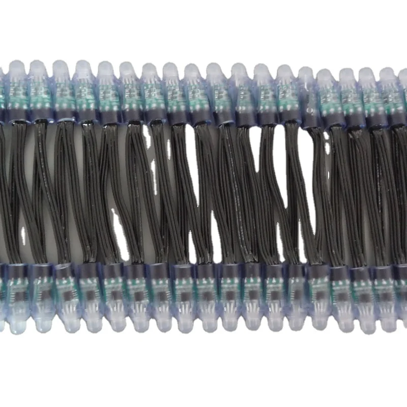 DC12V input IP68 WS2811 LED pixel light black wire