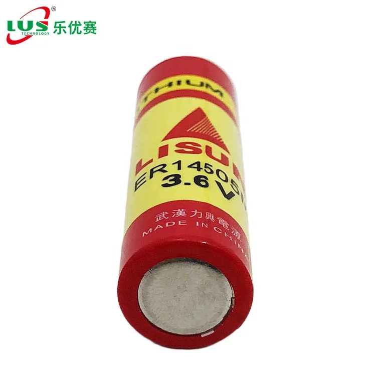 Primary lithium-thionyl chloride(Li-SOCl2) ER14505M Battery Lithium Spiral type 3.6V 2200mAh Li-SOCl2 cell