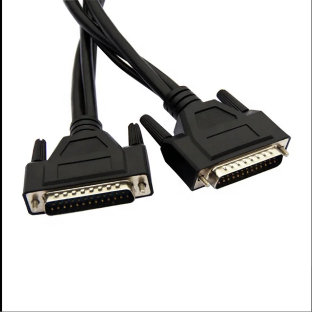 D-SUB 9P Signal  cable with ferrite choke for printer computer cable