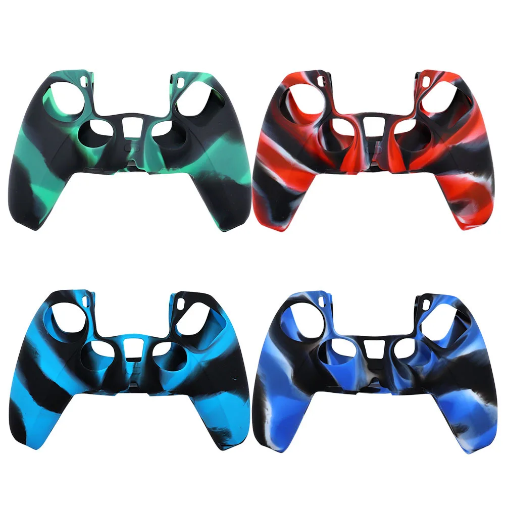 for PS5 Gamepad Silicone Case Protection Dust-proof Cover Skin Controller