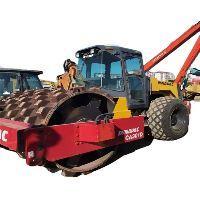 
used dynapac CA301D road compactor good conditionibratory roller for sale low maintenance hot sale v 