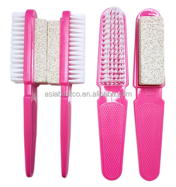 Easy Use Foot Care Product 2 In 1 Pedicure Pumice Brush