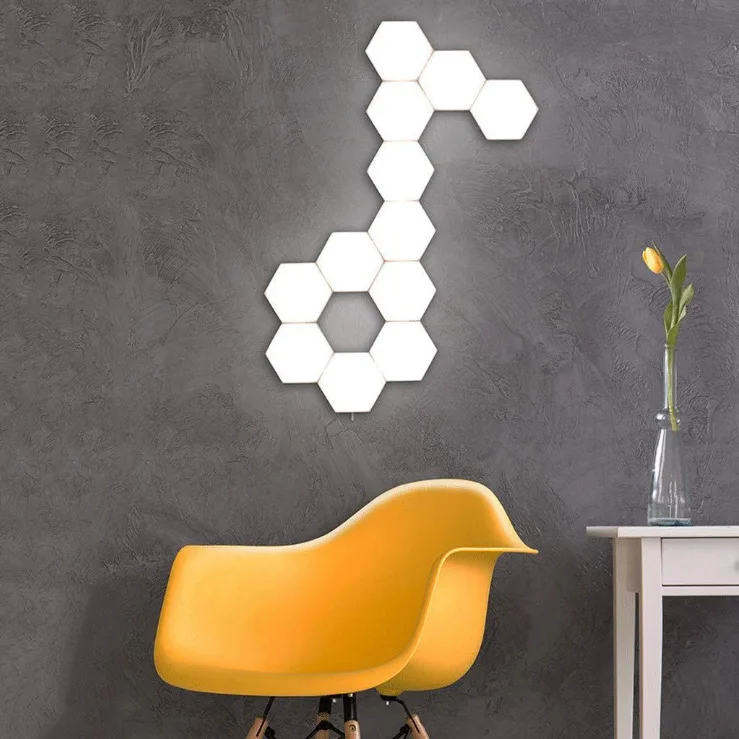  Touch Sensor Magnetic Led Hexagonal Light Honeycomb Wall Quantum Lamp Night Sensitive