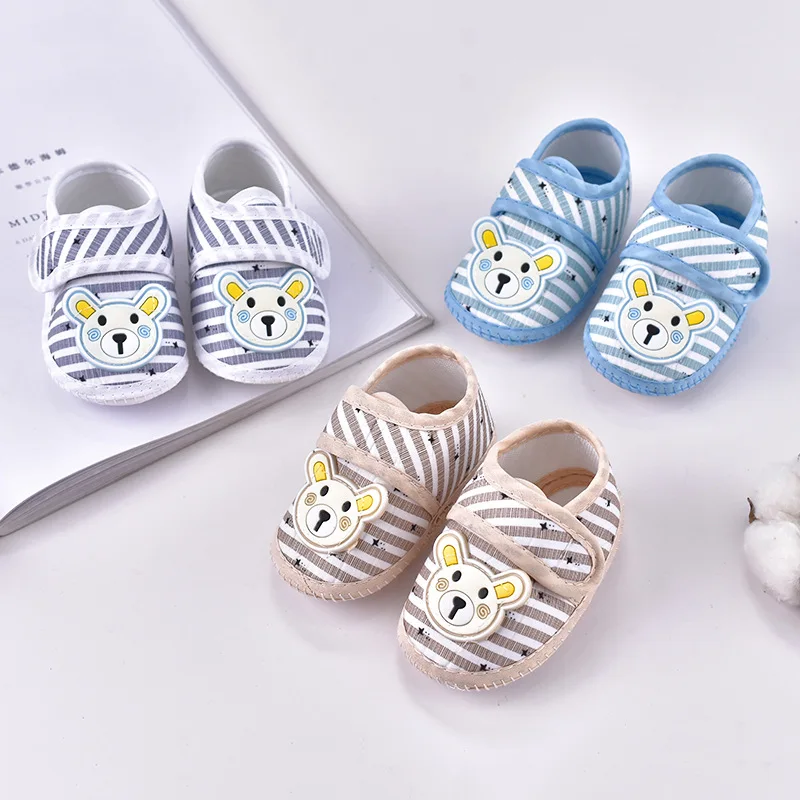 Wholesale Baby Shoes Anti-slip Girl boy Soft Rubber Sole First Shoes Baby Walkers Toddler First Walker Baby Shoes