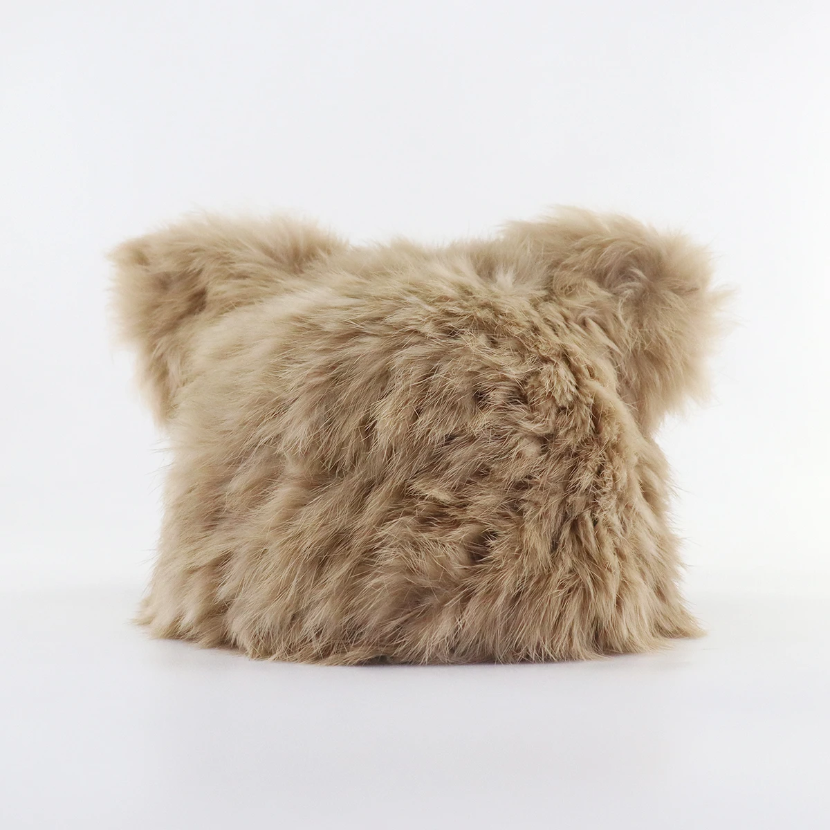 custom Woman Winter Real Rabbit Fur Beanie Hats animal Cat ears warm winter cap for girls drop shipping