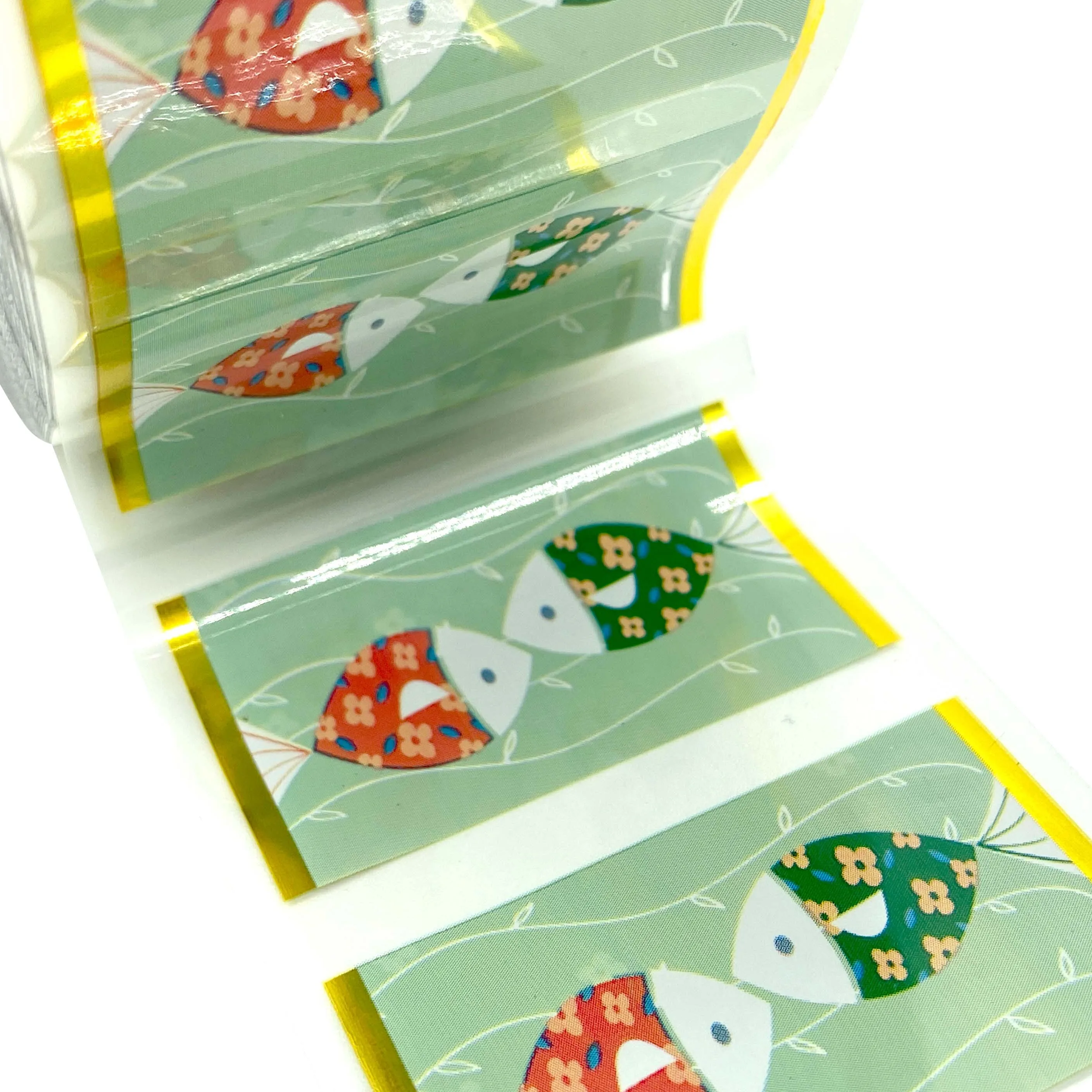 Factory Production Direct Wholesale Japanese style Cartoon Fish Heat Transfer Film service for ALL kinds of WOODEN CHOPSTICKS