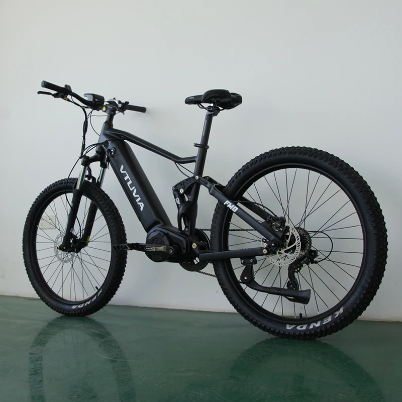 2021 Wholesale Bafang Ultra Mid Drive Motor 48V 1000W Electric Mountain Bicycle with Full Suspension