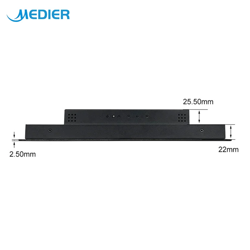 Medier  12.1 Inch flat  Capacitive Industrial Smart Board flat Touch Screen Monitor Display embedded monitor