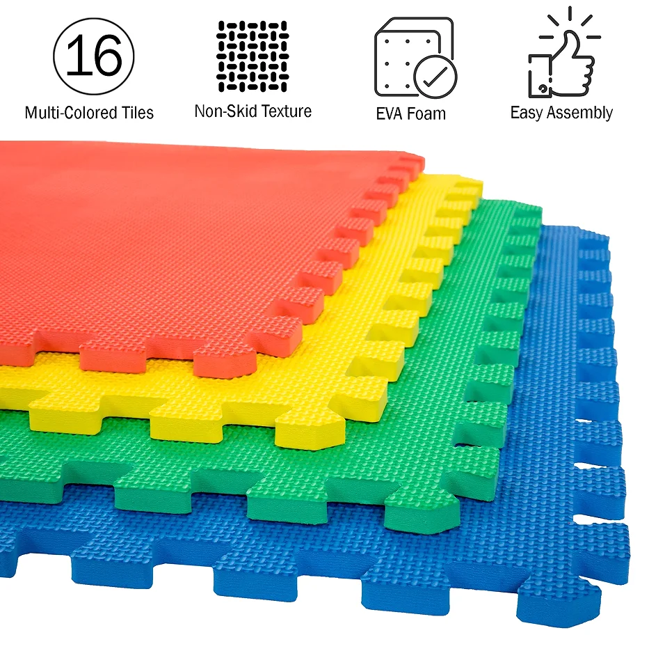 Eco-Friendly High Density Colorful EVA Foam Sheets Available in Thicknesses from 1mm to 10mm in Various Sizes and Shapes