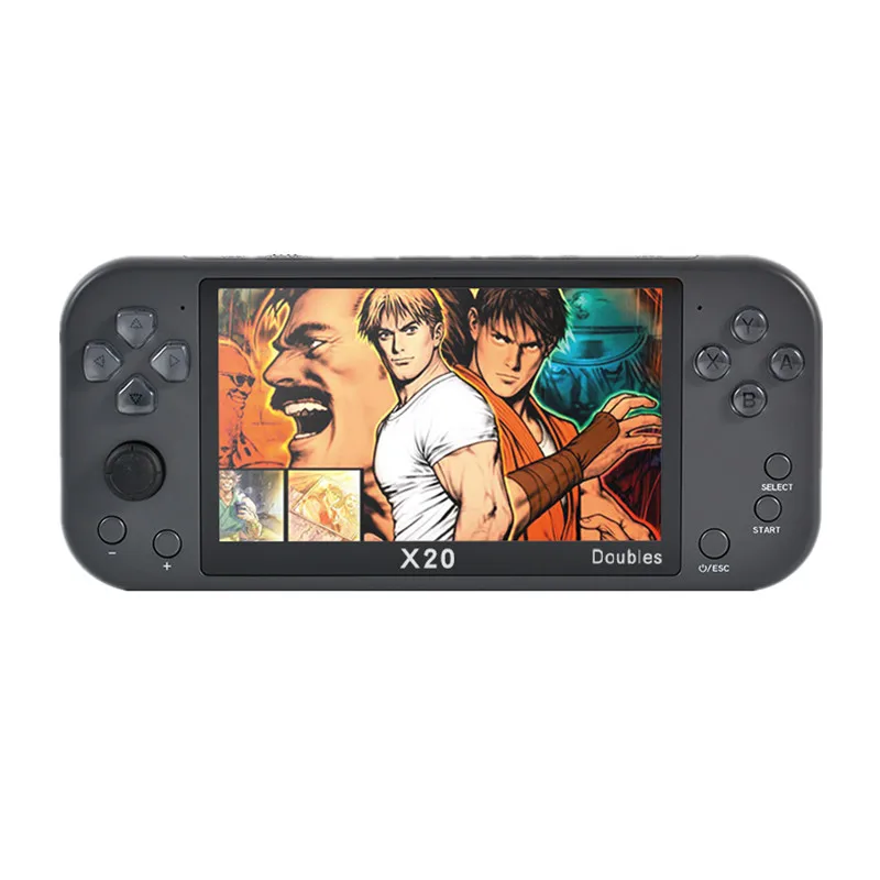 X20 Retro Video Game Console 5.1 Inch Display Handheld Gaming Consoles 64Bit Game Player